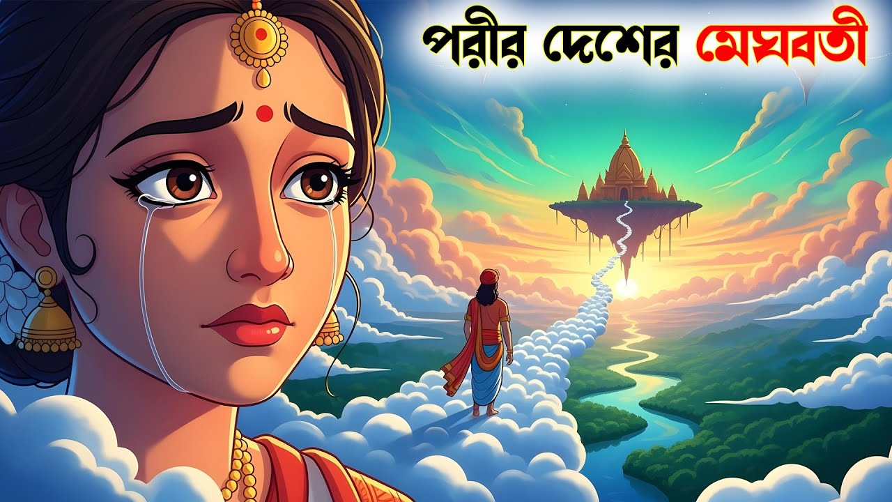 পরীর দেশের মেঘবতী | Bengali Fairy Tales Cartoon | Rupkothar Bangla Golpo | Thakumar Jhuli |