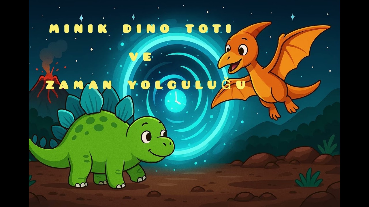 Minik Dino Toti ve Zaman Yolculuğu 🦕🦖 I Çocuklara Eğitici Masallar 