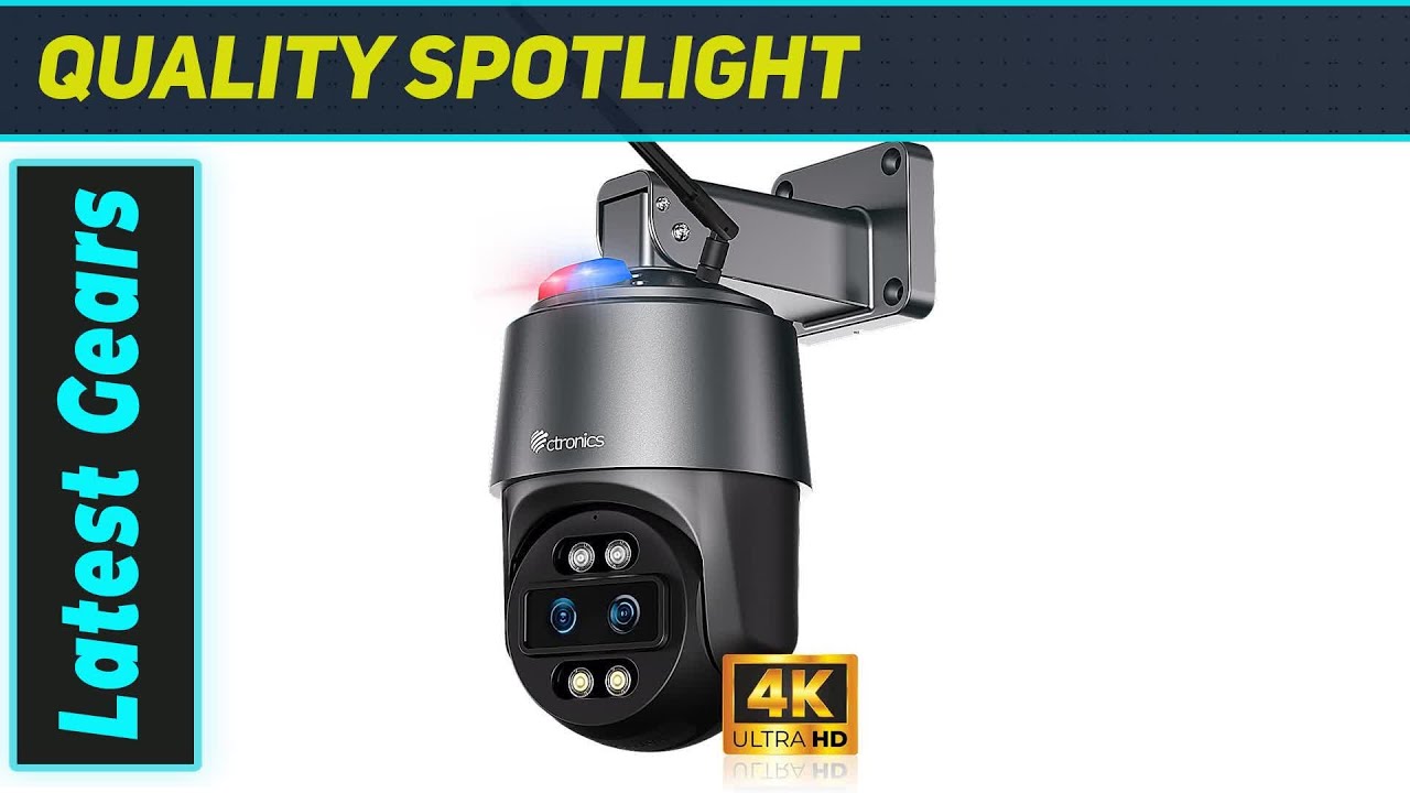 Ctronics 10X Hybrid Zoom 4K: лучшая камера безопасности для улицы!