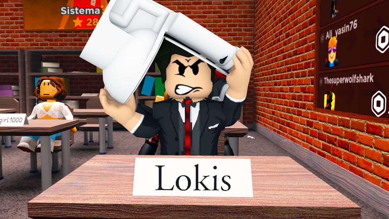LOKIS FICOU BRAVO NA ESCOLA | Roblox - Presentation Experience