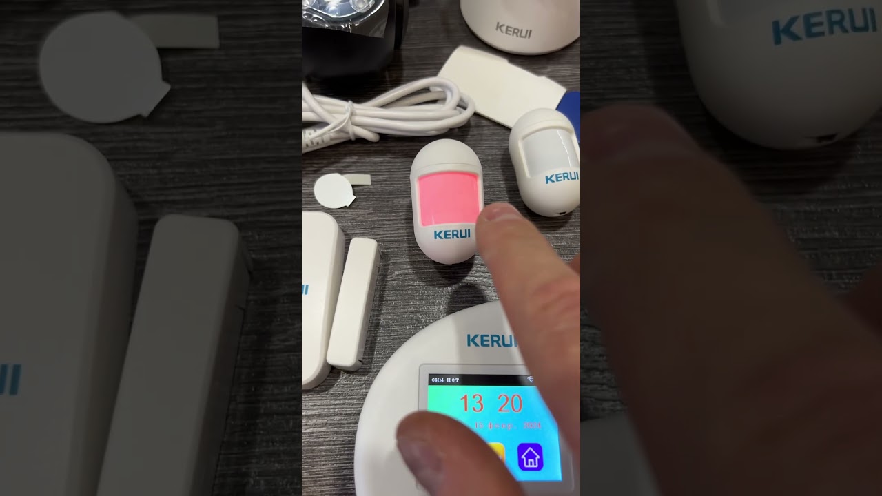 БЕСПРОВОДНАЯ WIFI GSM сигнализация #сигнализация #датчикдыма #сирена
