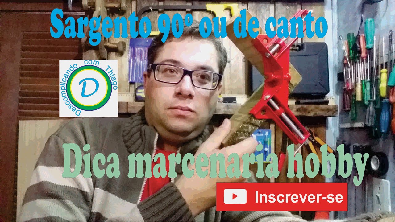 Sargento de 90 graus ou de Canto (Corner Clamp) - DESCOMPLICANDO COM THIAGO