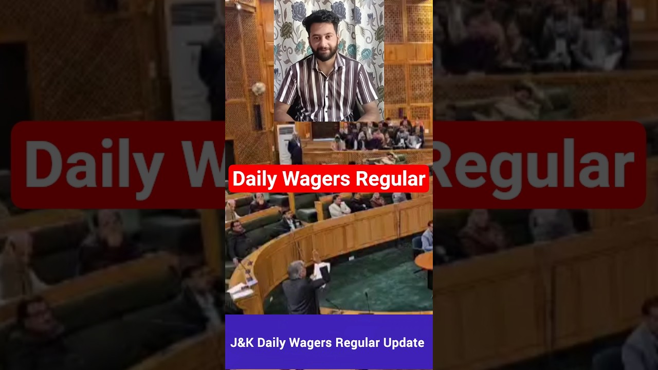 J&K Daily Wagers Regularisation Update In Assembly - Daily Wagers Regular