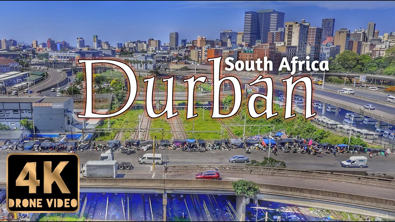 Ultimate Durban 4K HDR Drone Tour: Golden Mile, Moses Mabhida & City Landmarks