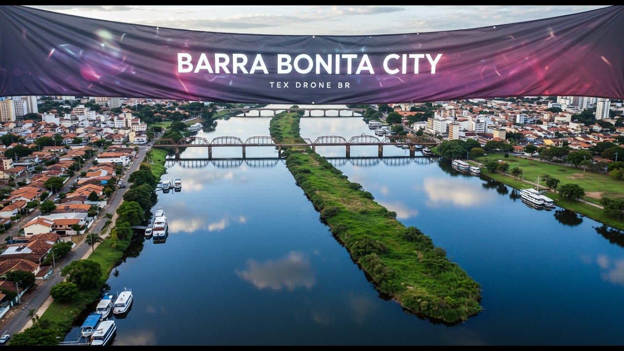 RIO TIETÊ COMO VOCÊ NUNCA VIU: em BARRA BONITA com imagens aéreas ✨🚁🌊🌅