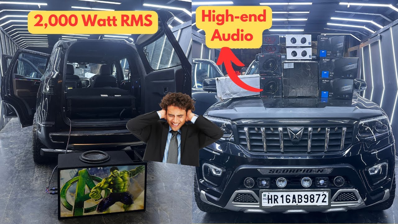Scorpio N 2025: Interior Upgrade & High-end Audio Setup Installation ✅ | Mahindra Scorpio N Modified