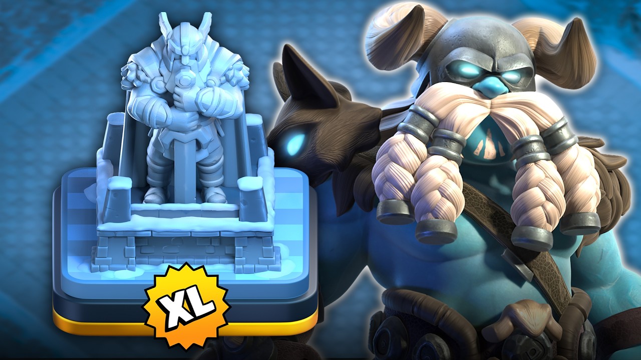 5 New Skins and 1 XL Scenery! (clash of clans)