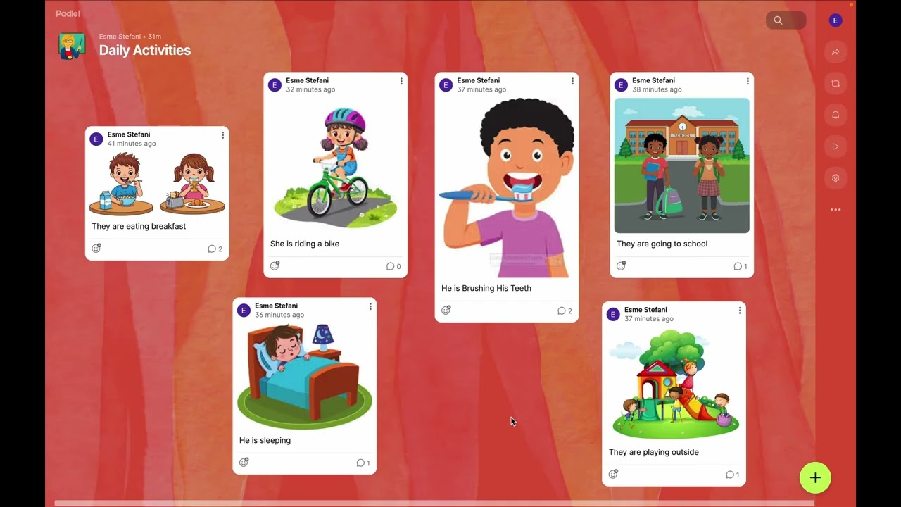 ESL  Daily Activities  Lesson Plan