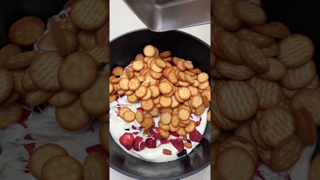 Immersive Nougat Candy Making With Nuts Strawberry Dessert