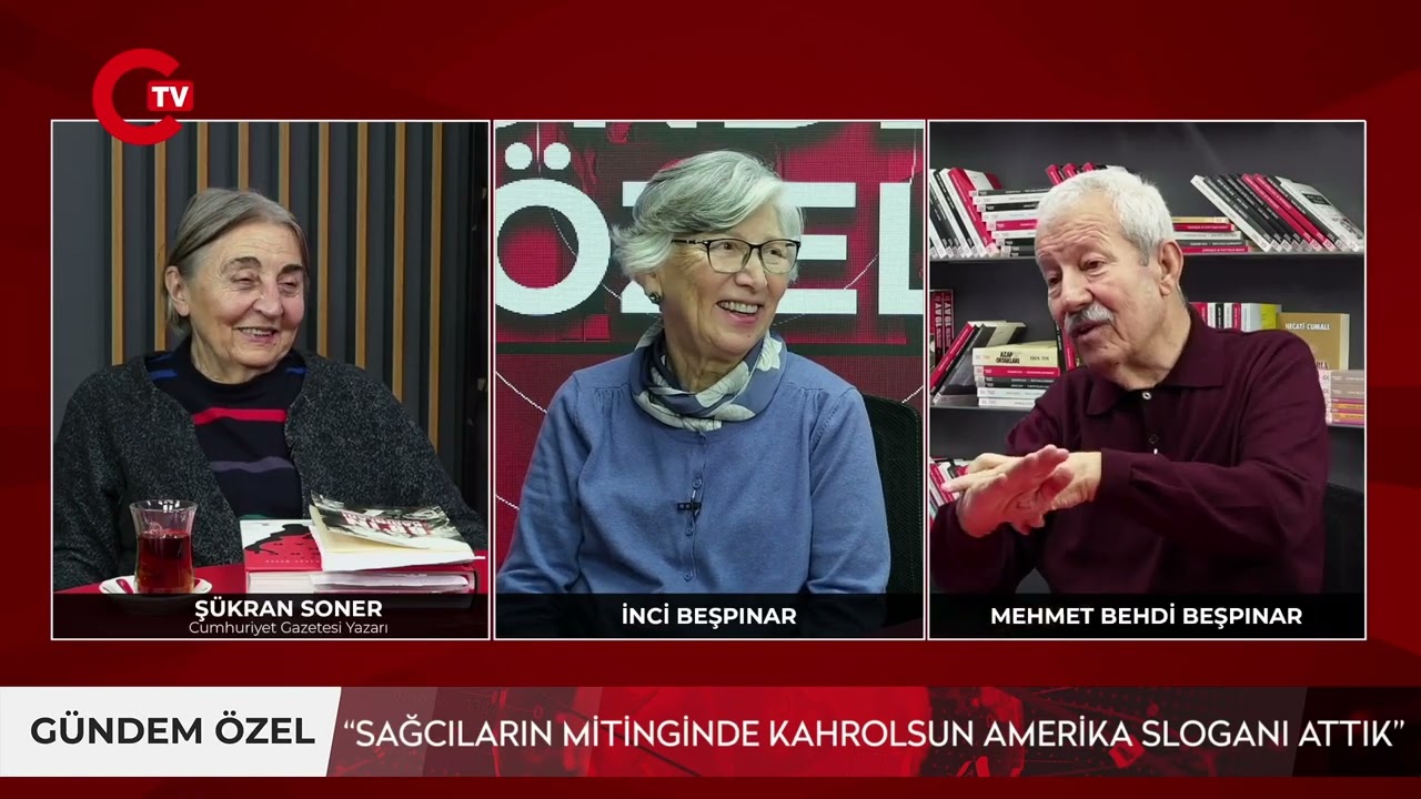 68 kuşağının devrimcileri İnci Beşpınar ve Mehmet Mehdi Beşpınar Cumhuriyet TV'de