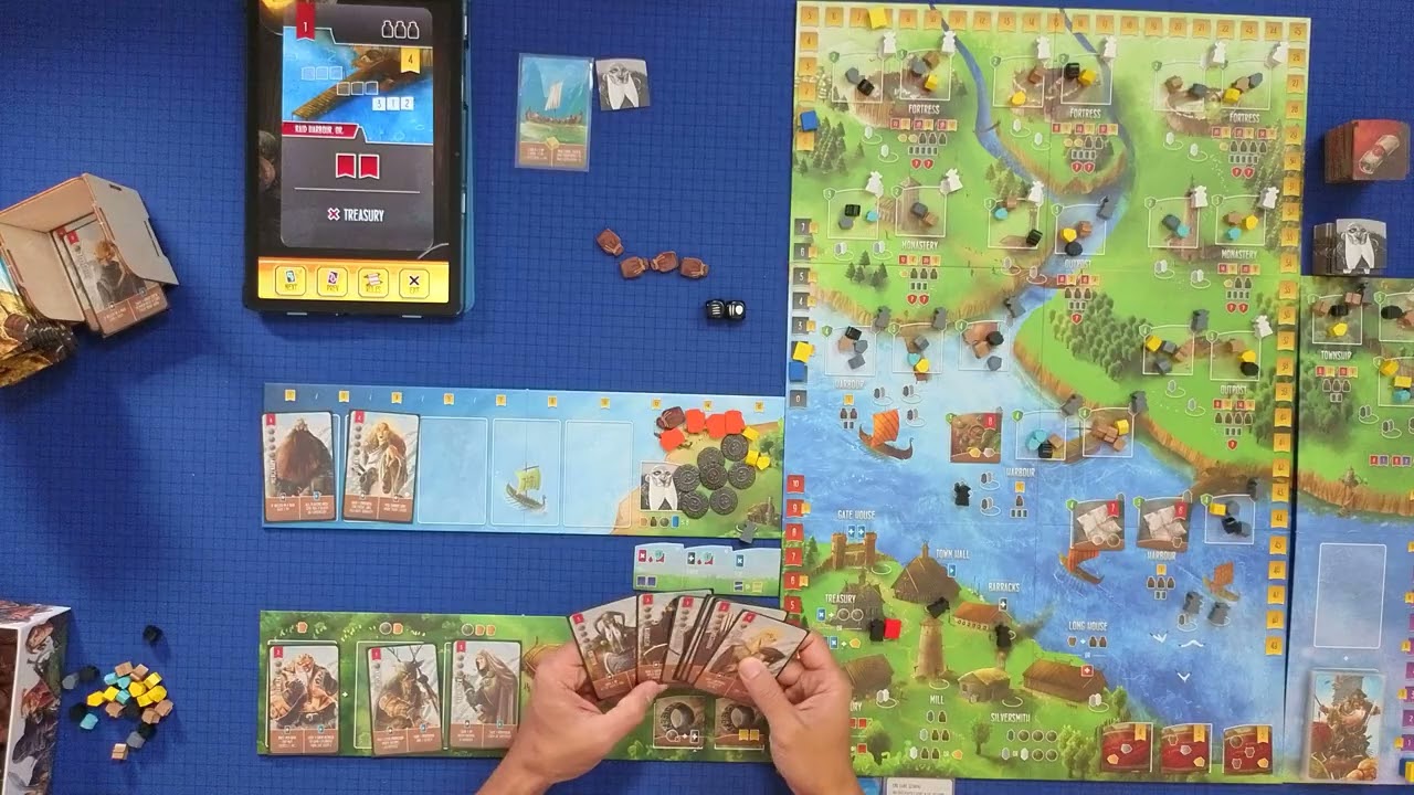 Raiders of the North Sea - Solo Playthrough (w/ Expansions)