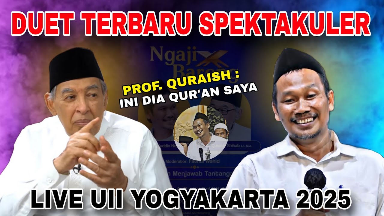 GUS BAHA' FEAT PROF QURAISH SHIHAB TERBARU | LIVE UII YOGYAKARTA