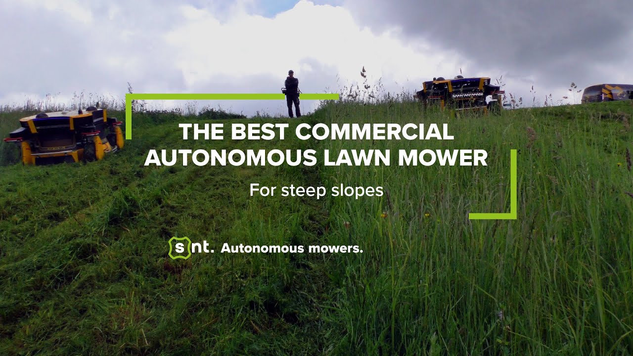 Ideal grass cutting solution for overgrown grass on slopes in landfill sites / Spider Autonomous 2.0