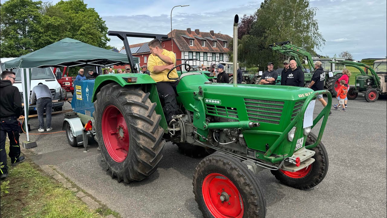 Deutz 6006 mit F4l912 an Zapfwellenbremse Dyno Dynamometer