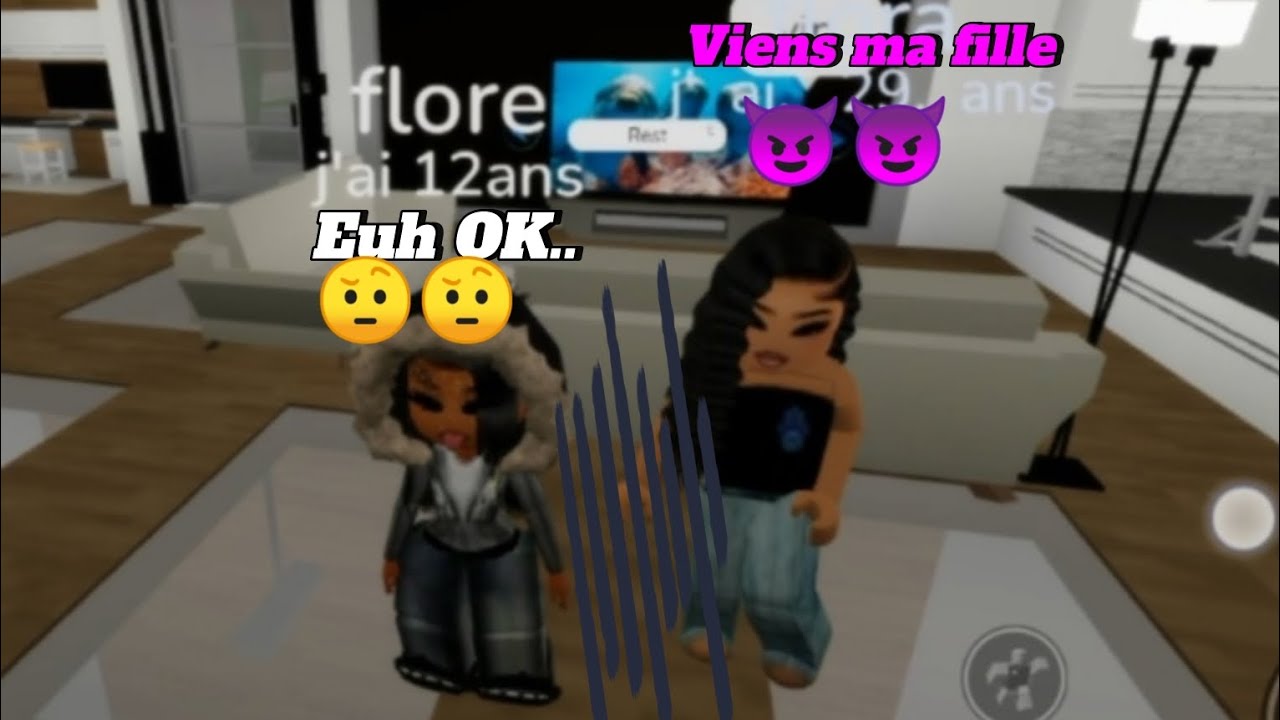 Je me fait adopter par une fille et je fait n'importe quoi sur roblox brookhaven 😂