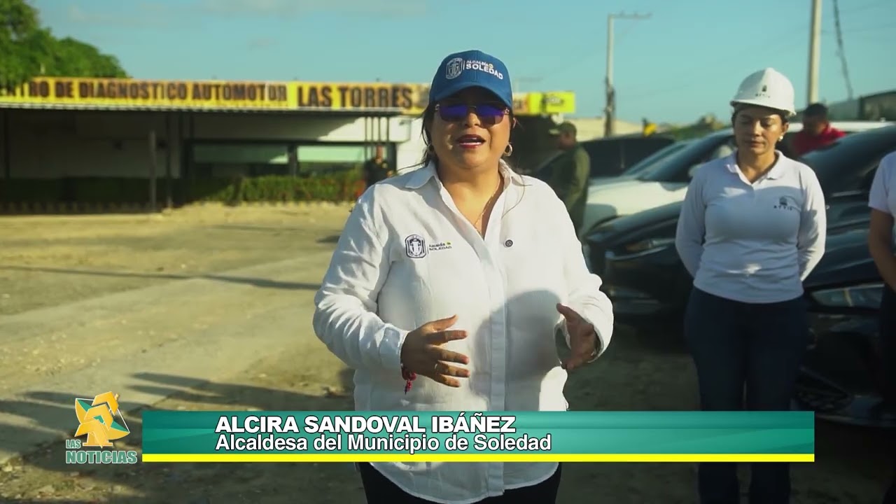 La alcaldesa de Soledad, Alcira Sandoval, analizó la construcción del Comando de la Policía