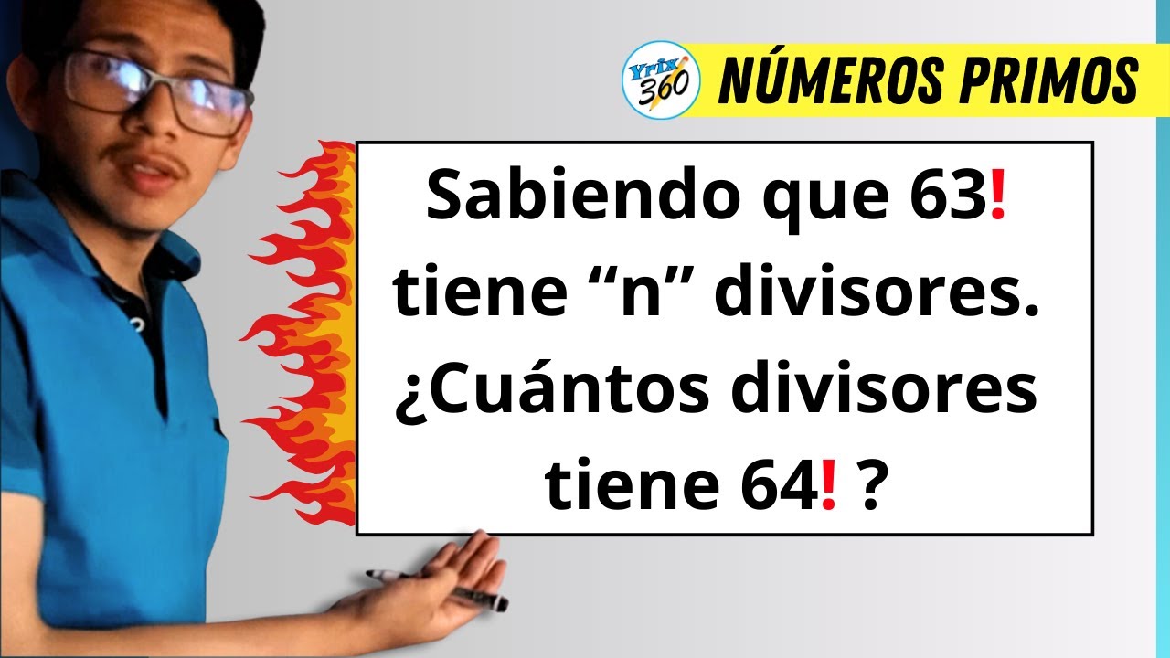 Divisores de un FACTORIAL!🥵🔥 Aritmética Nivel PREU
