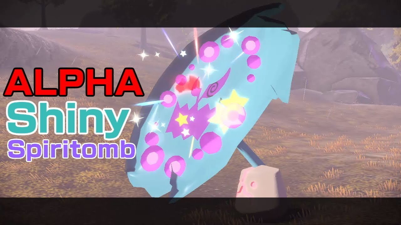 ALPHA Shiny Spiritomb from massive mass outbreak!!
