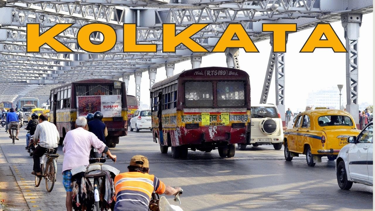 Kolkata (Calcutta), India🇮🇳 Life in Kolkata City, Howrah Bridge (4K HDR)