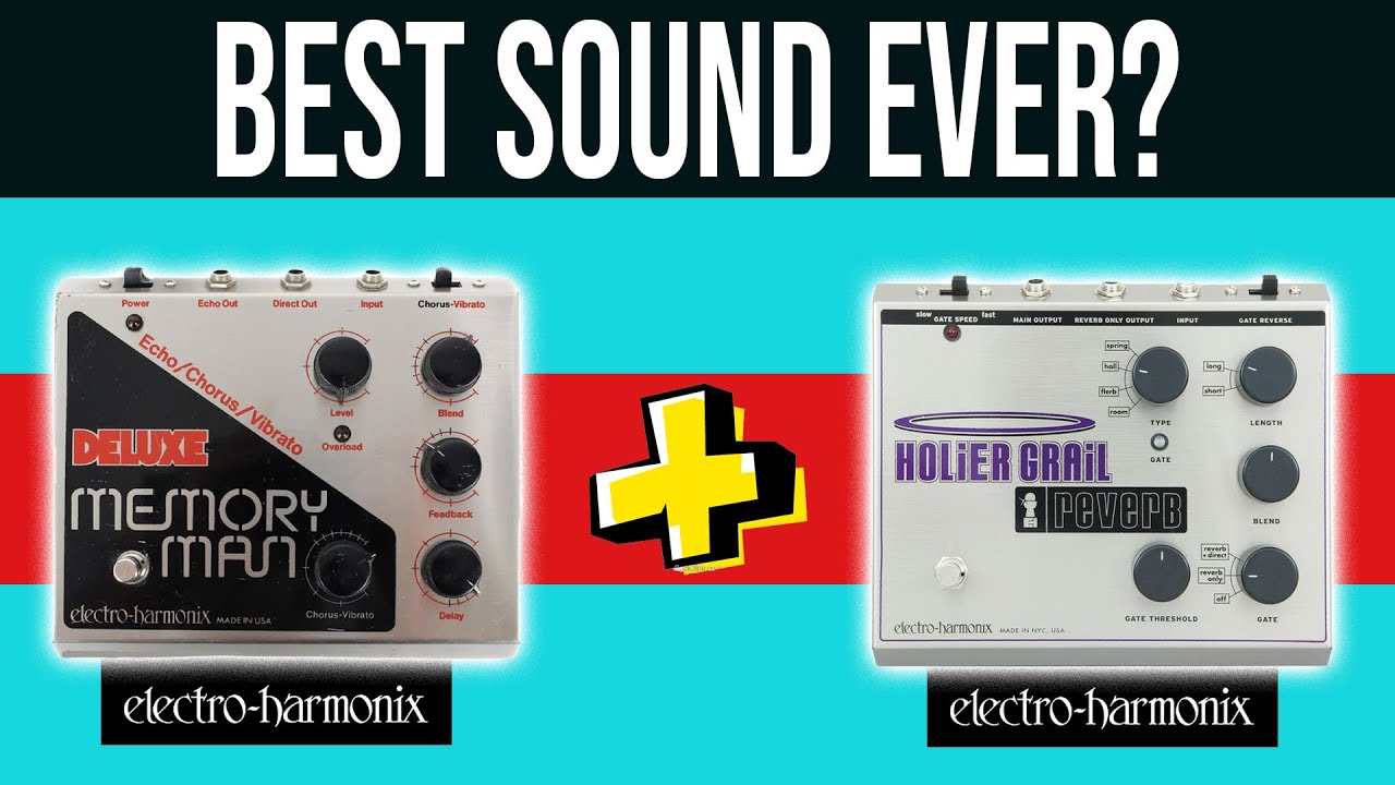 Electro-Harmonix Deluxe Memory Man & Holy Grail: The Legendary Sound