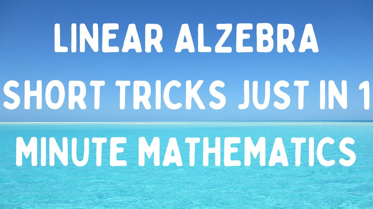 block matrix | determinant of matrix | short trick ||