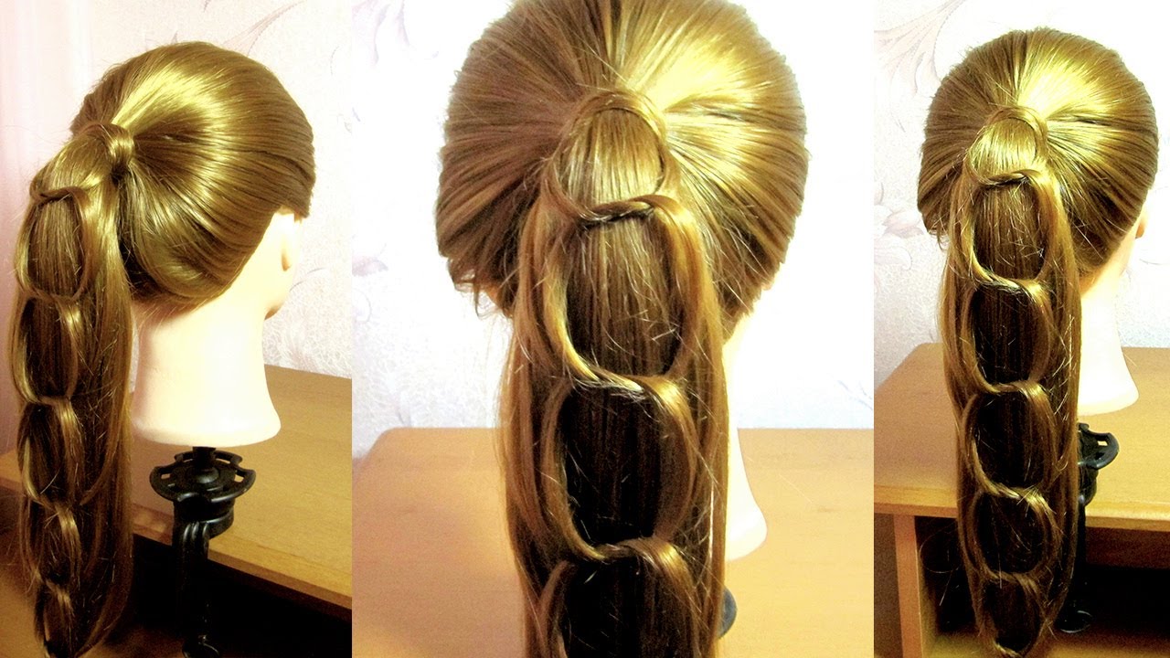 ✨ Tuto coiffure queue de cheval originale  ✨ Coiffure tresse simple et rapide (pour l'ecole/travail)