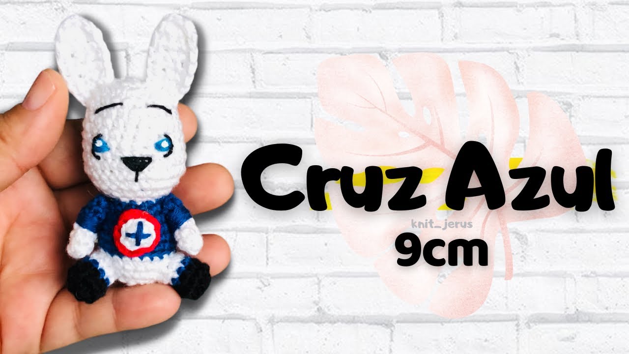 Amigurumi Llavero Cruz Azul 