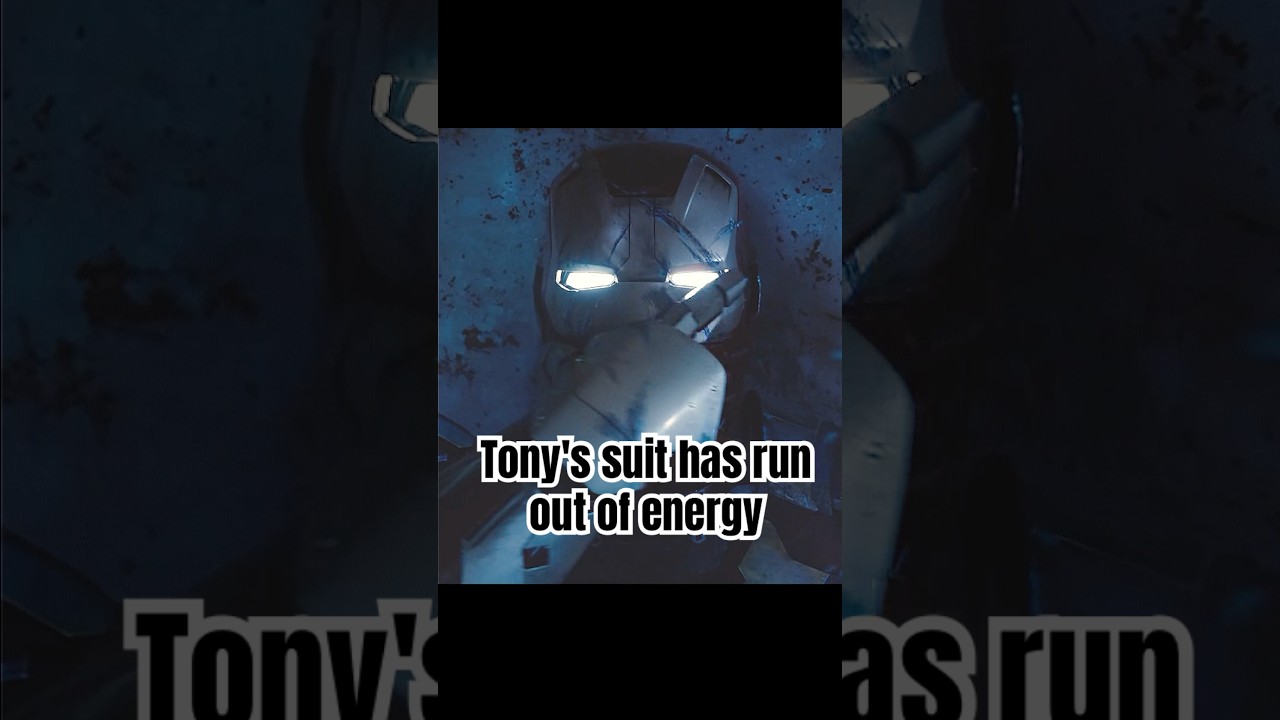Tony's suit has run out of energy #foryou #ironman #film #shorts #video