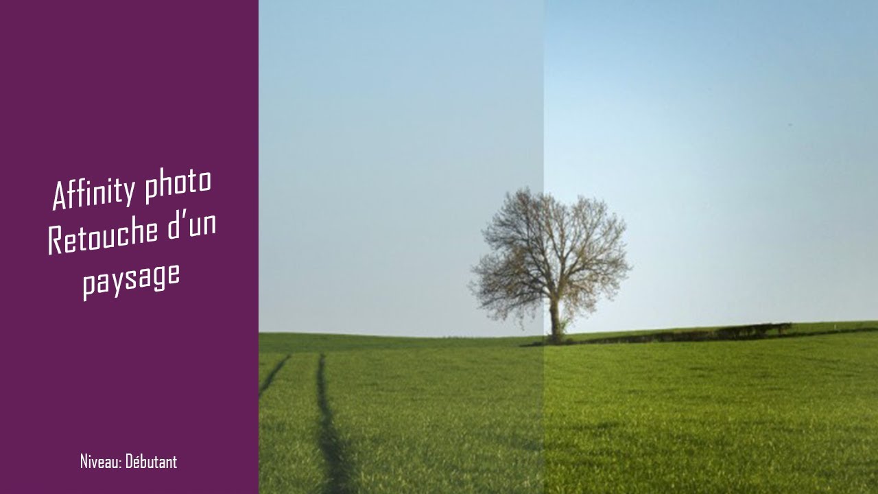Retoucher une photo de paysage dans Affinity Photo