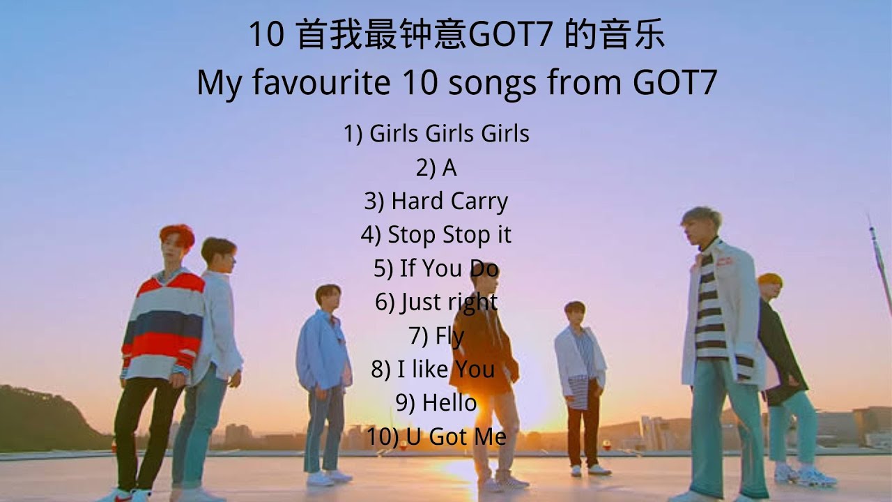 GOT7 Playlist | My favourite 10 songs from GOT7