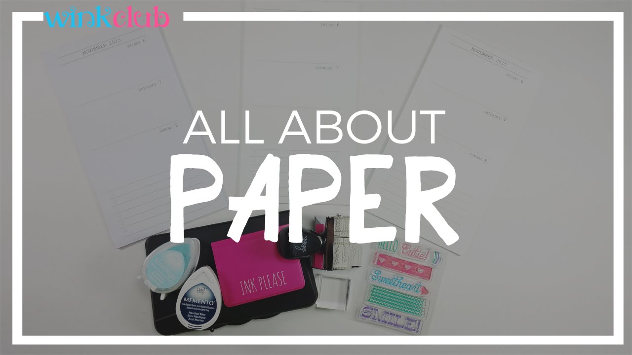 All About Paper Intro