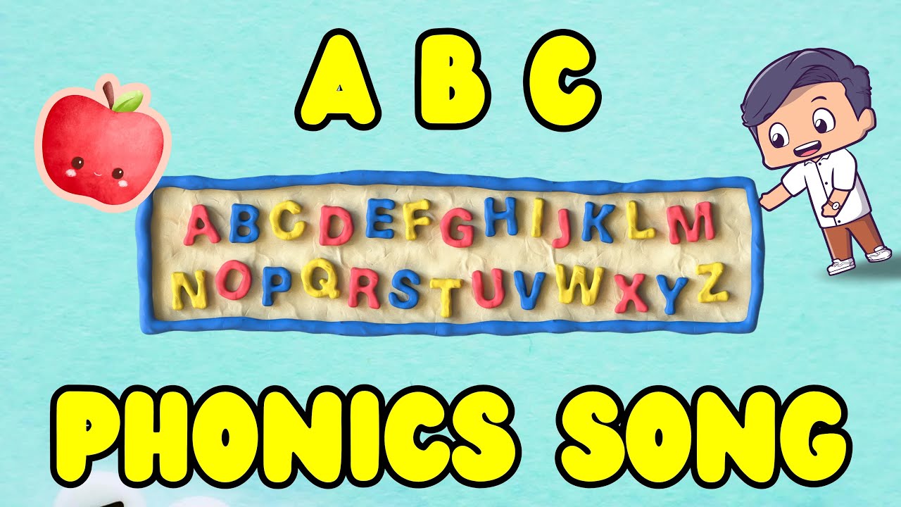Two Words Phonics Song - A For Apple - ABC Alphabet Songs with Sounds for Children