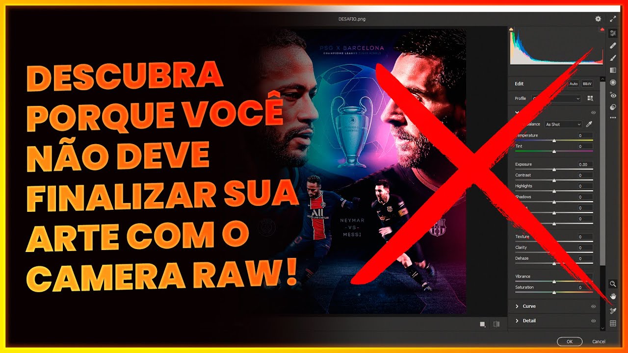 Se você Finaliza seu Flyer com Camera Raw, você está Perdendo Qualidade! (Entenda pq não fazer isso)