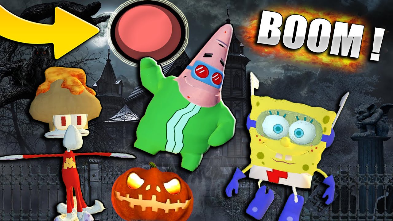 La papa caliente EXPLOSIVA con Superhéroes 👀 !! - GMOD (Halloween edition)