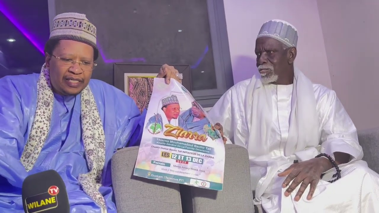 Cheikh Oumar Bachir Tall rencontre le Khalif de Ndiassan pour la ziarra de Thierno Bachir 