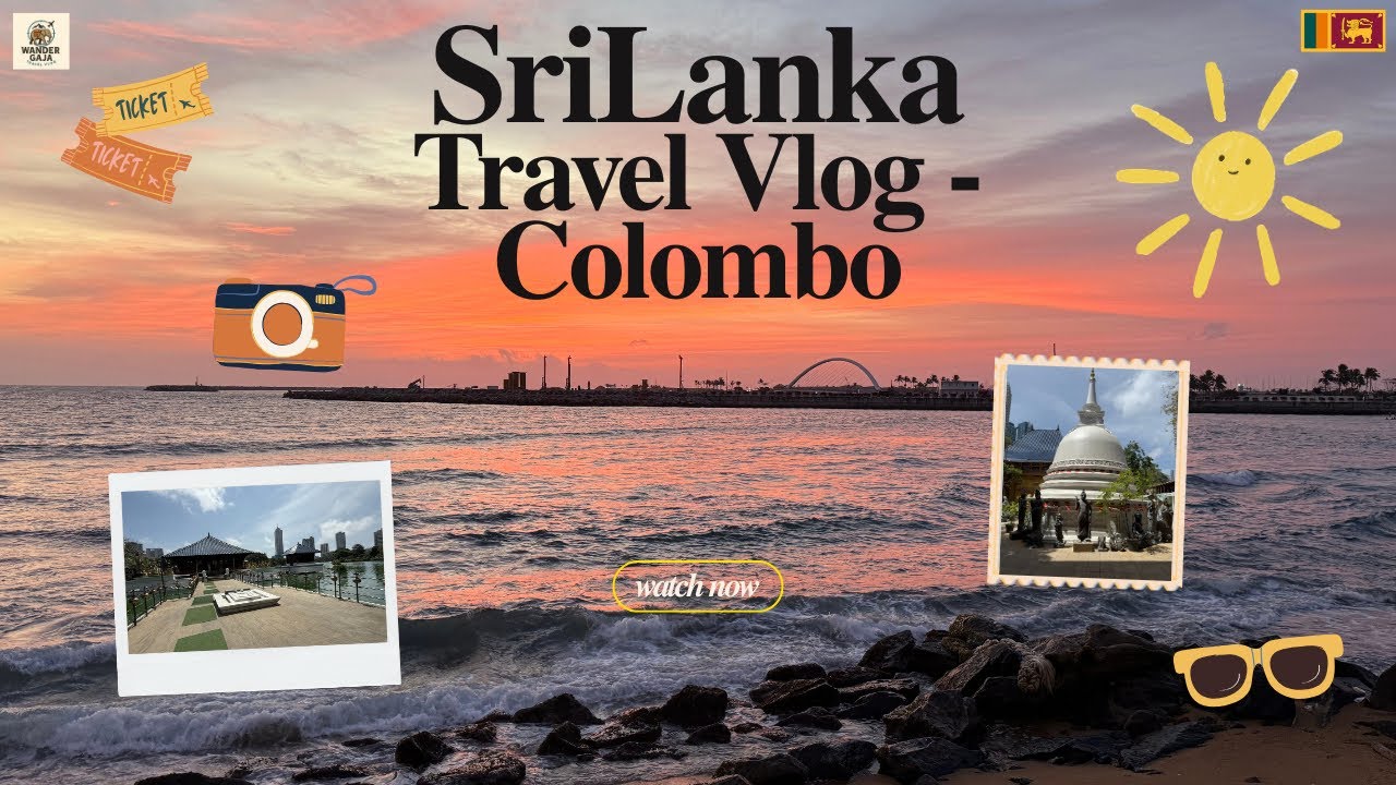 First Day in Colombo 🇱🇰 | Walking the City, Temples, Street Food & Sunset