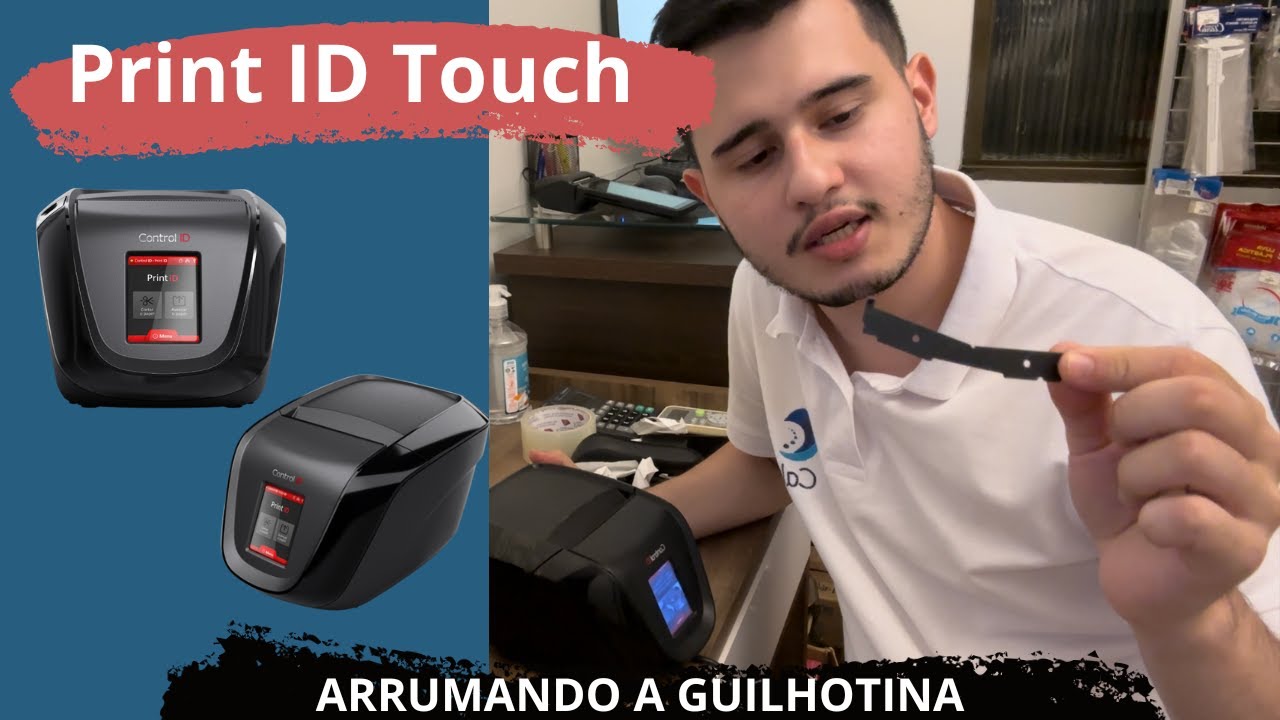 Como trocar, colocar e arrumar a guilhotina, impressora termica de cupom Control ID e outras? Apr...