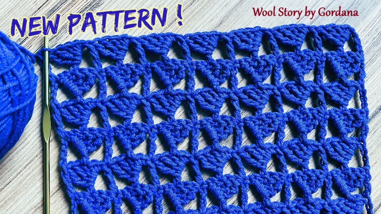 487 ❄️ Crochet Beautiful Lace Pattern 👌 Beginner Friendly