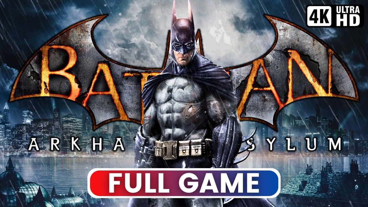 BATMAN: ARKHAM ASYLUM | Полная игра (геймплей на ПК 4K 60FPS)