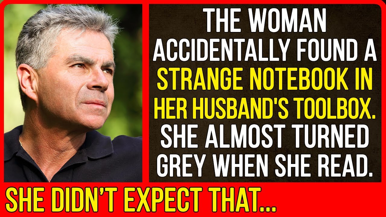 The woman accidentally found her husband's notebook. She almost went gray reading it...