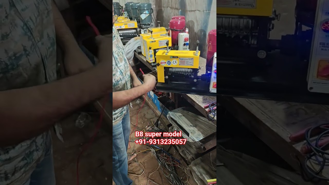 Model B8 super wire stripping machine cash on delivery all over India +91-9313235057