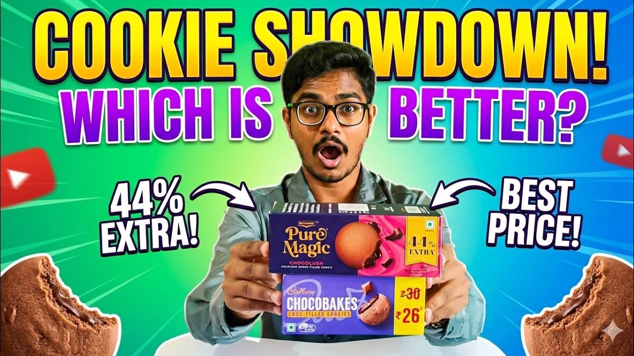 Britannia Pure Magic Chocolush vs Cadbury Chocobakes | Which is Better? 🔥