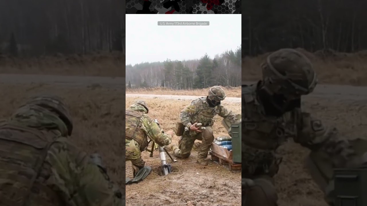 Быстрая подготовка и стрельба из расчета 60-мм миномета