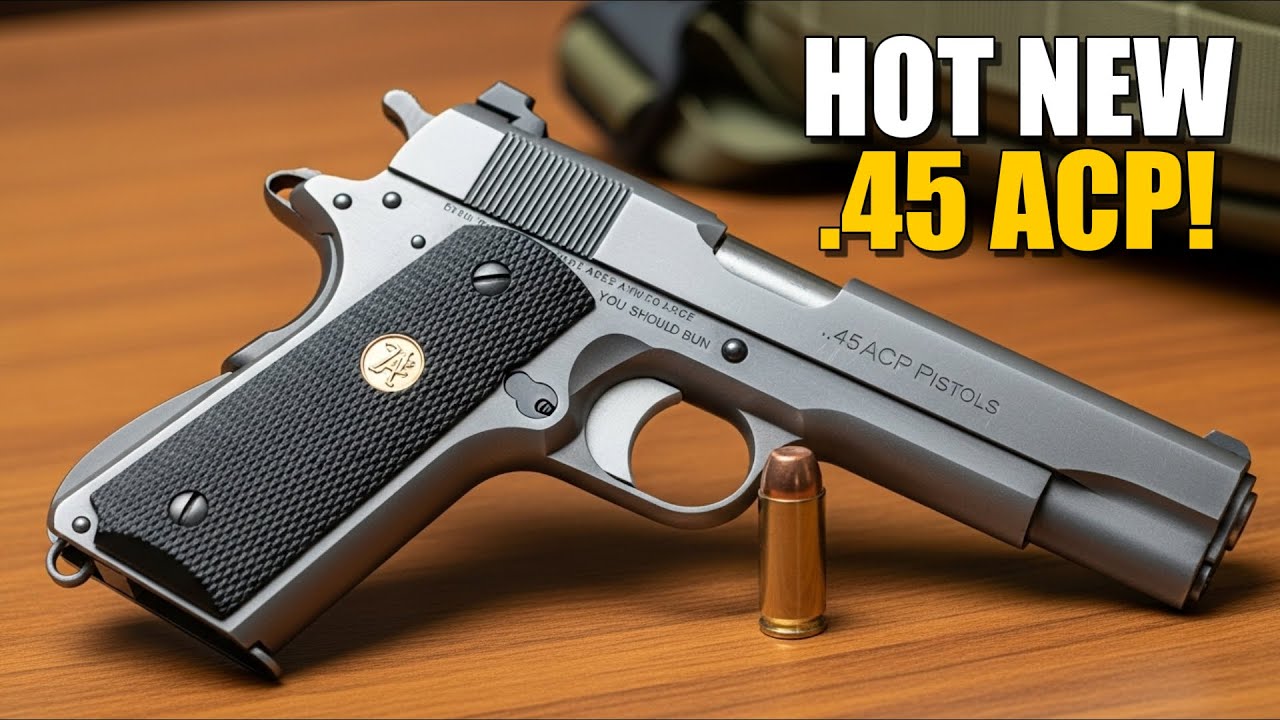 Топ-10 лучших пистолетов калибра .45 ACP, которые стоит купить в 2026 году.