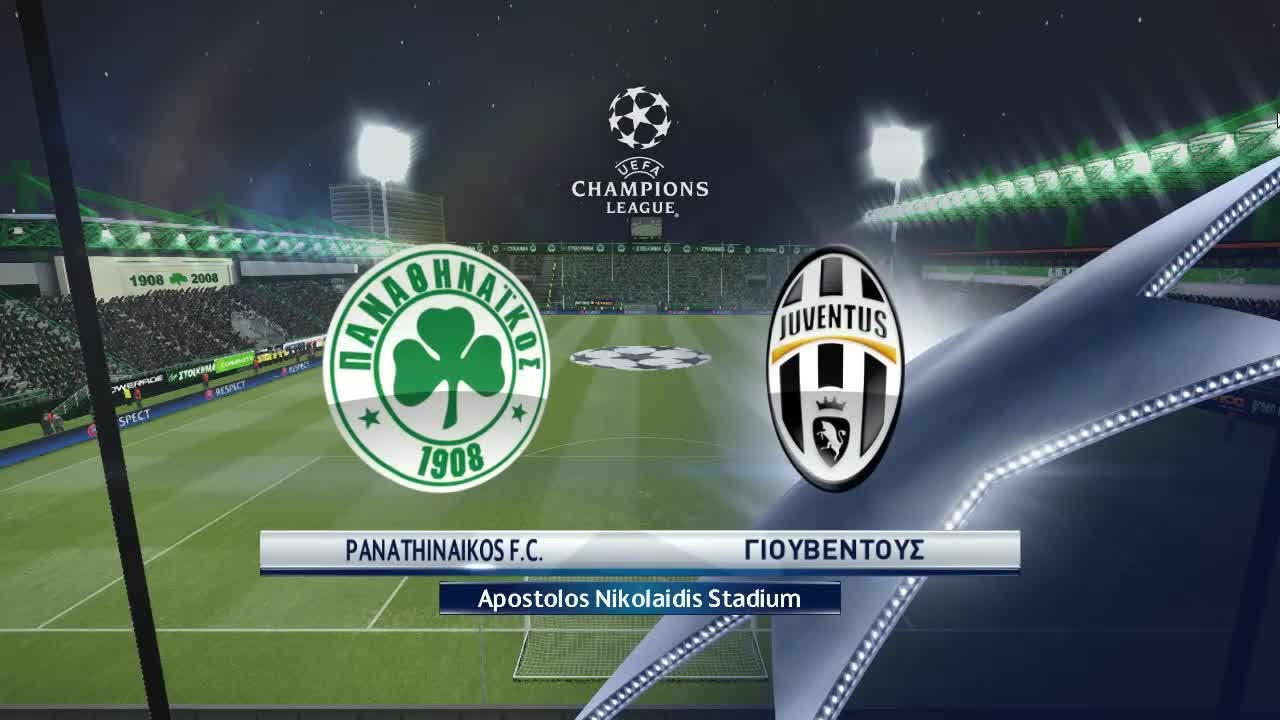 Panathinaikos-Juventus champion league by ProGamerZ GREEK PES 2016
