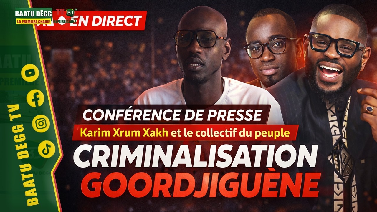 🔴[ EN DIRECT ] CONFERENCE DE PRESSE : Abdou Karim Ngeuye et le collectif du peuple