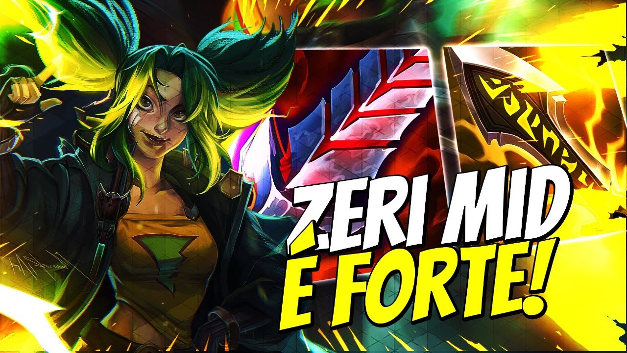ZERI MID COM BUFF NO GUME FICOU MUITO BROKEN! LOL WILD RIFT