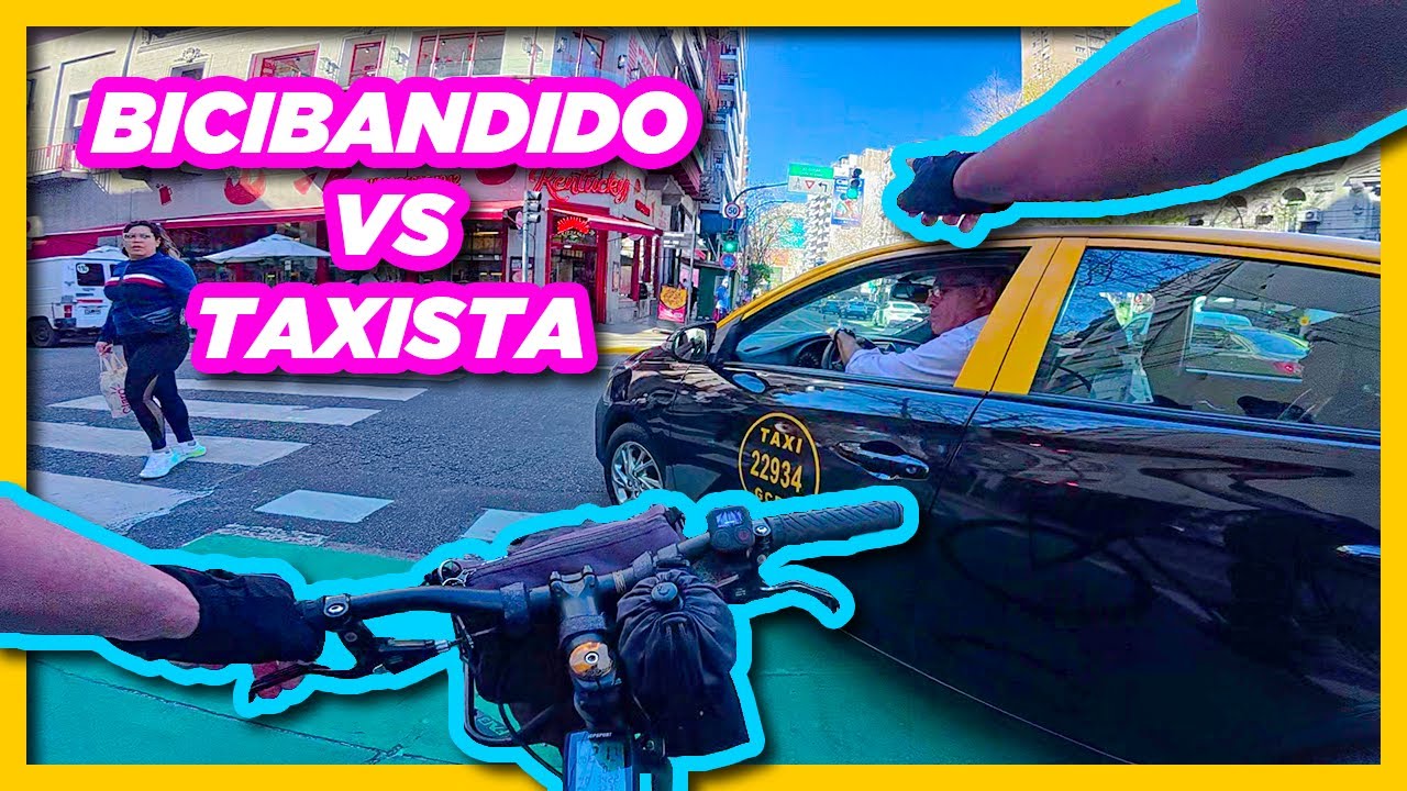 VIDEO COMPLETO ▶ BICIBANDIDO🚕💥🚴‍♂️CHOCA TAXI