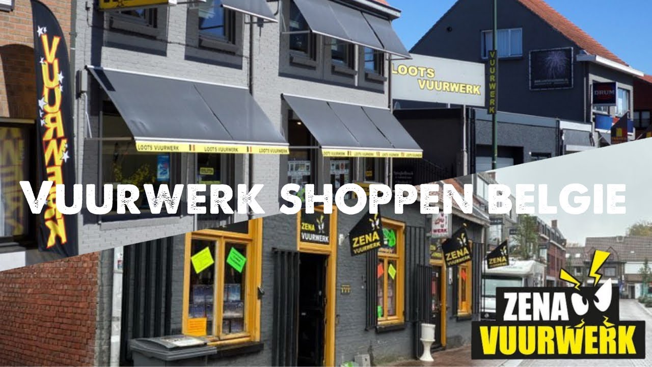 Vuurwerk shoppen Belgie Loots & Zena tabak o thiek