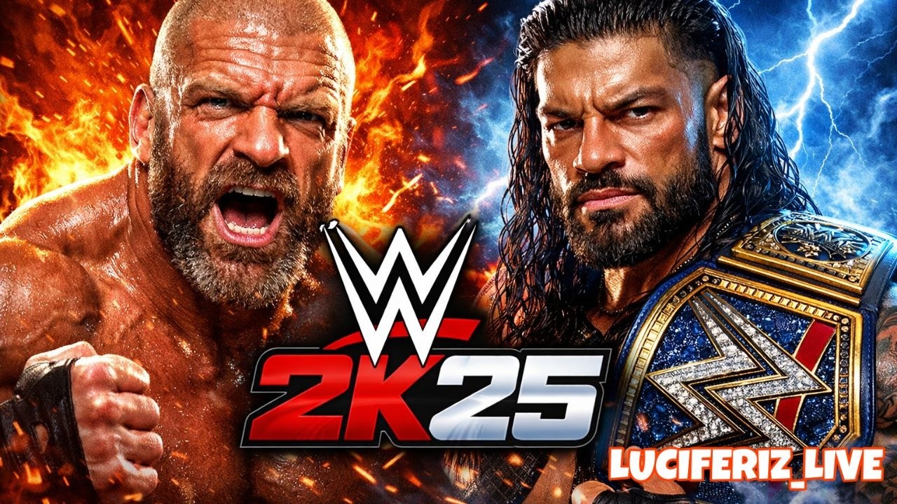 🔴 LIVE WWE 2K25 –Roman Reigns vs Triple H – Who Is The Real King? 👑